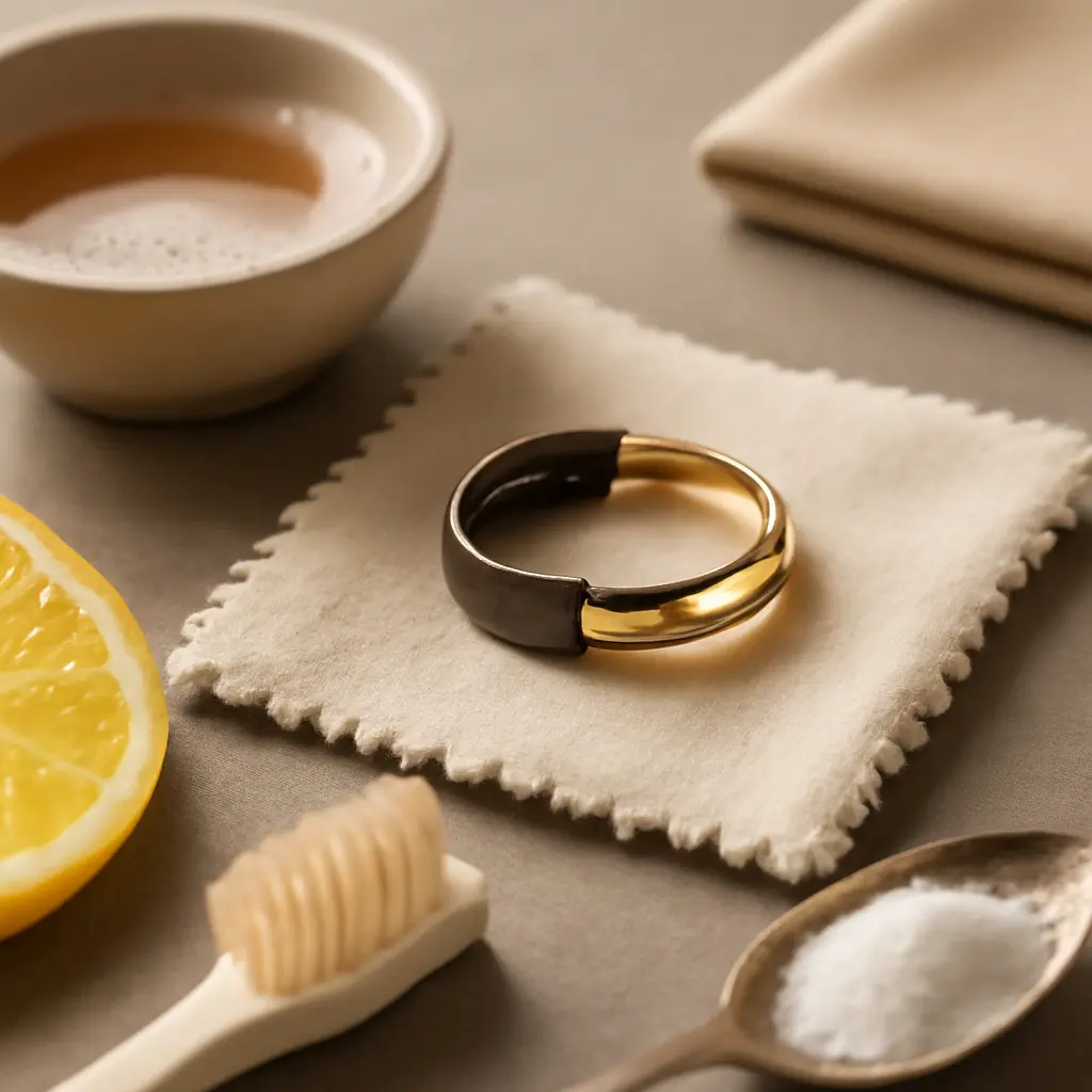 Золотое кольцо как новое: очистка и блеск за 5 минут легко и быстро
